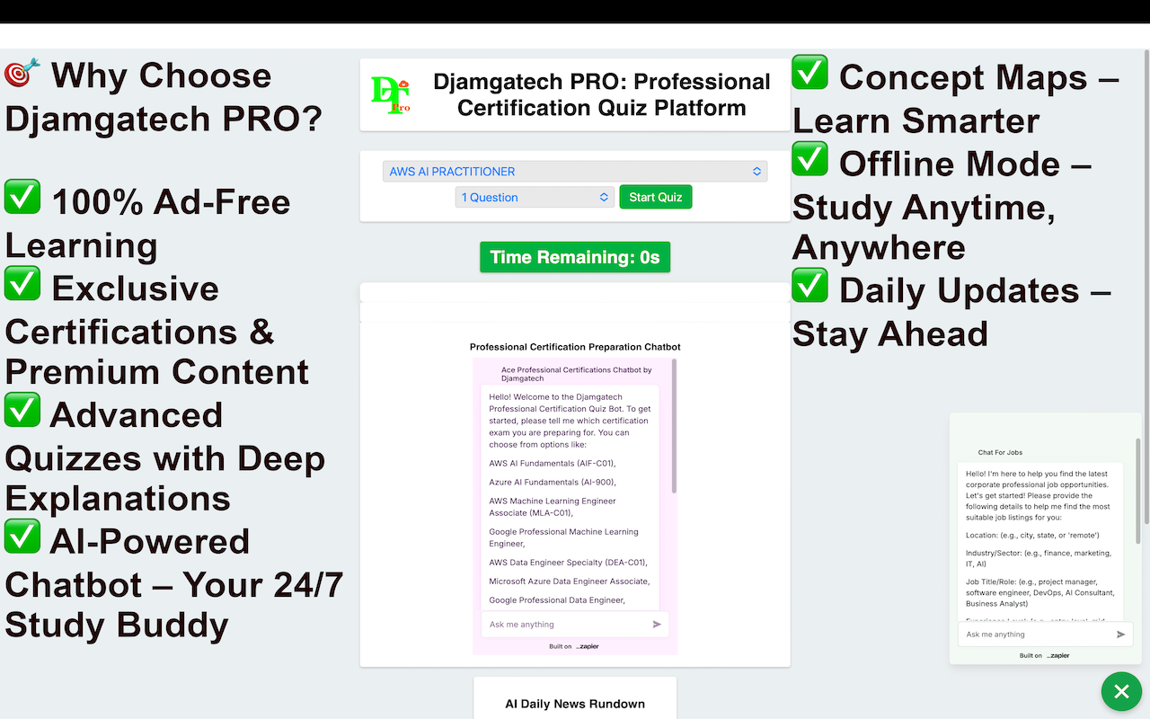 Djamgatech App Screenshot 1